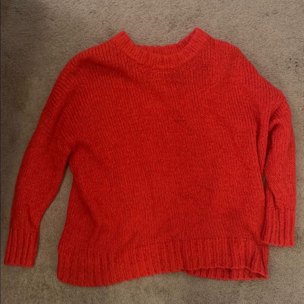Red Oversized Sweater